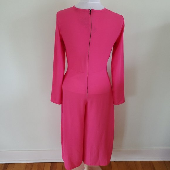 Boohoo jumpsuit Hot Pink Wide Leg - Picture 7 of 14